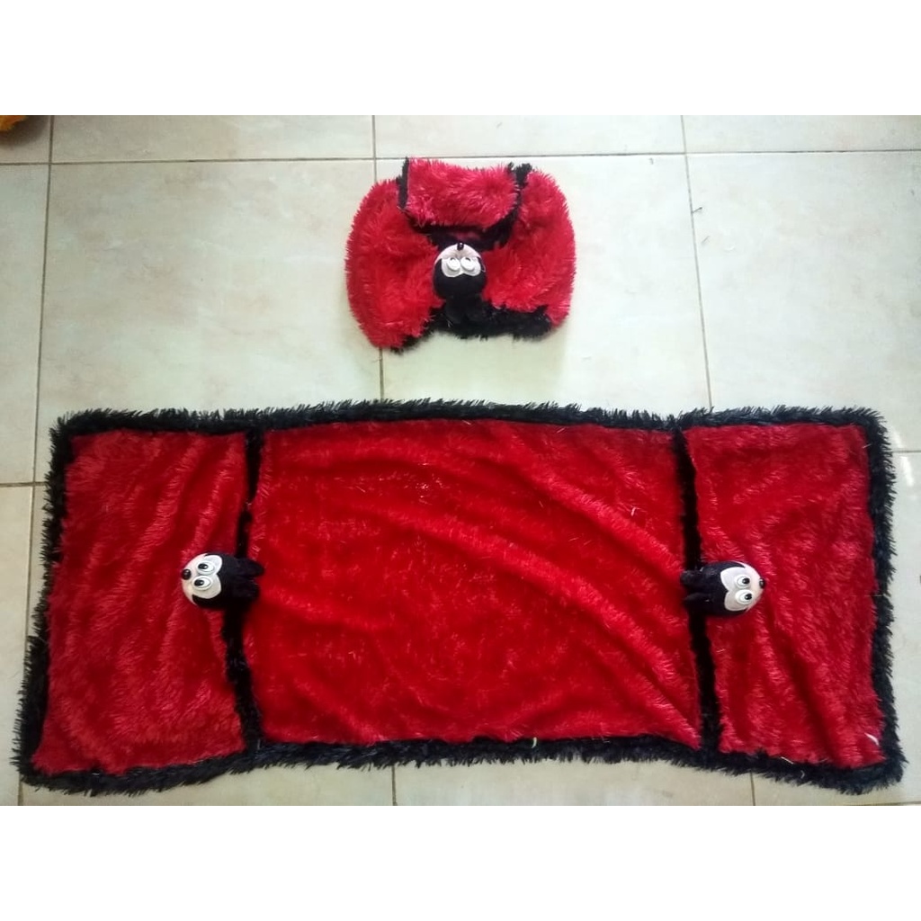 Paket hemat 2in1 kulkas &amp; magic com karakter bahan rasfur MURAH RAPIH BAGUS, BISA COD