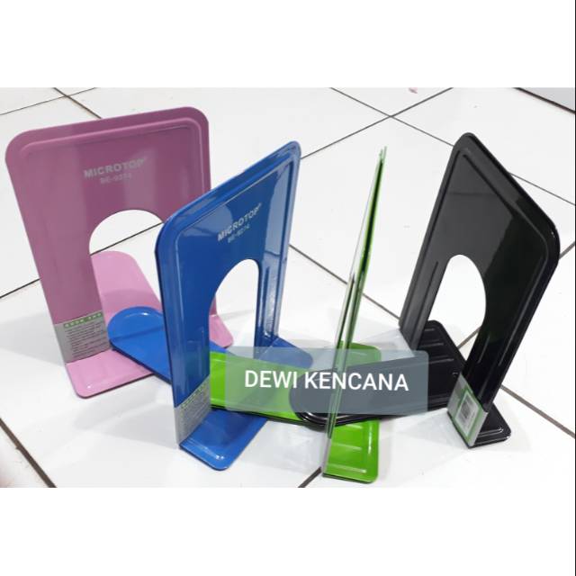 

Book End / Penyangga Buku / Pembatas Buku Besi Microtop 9274