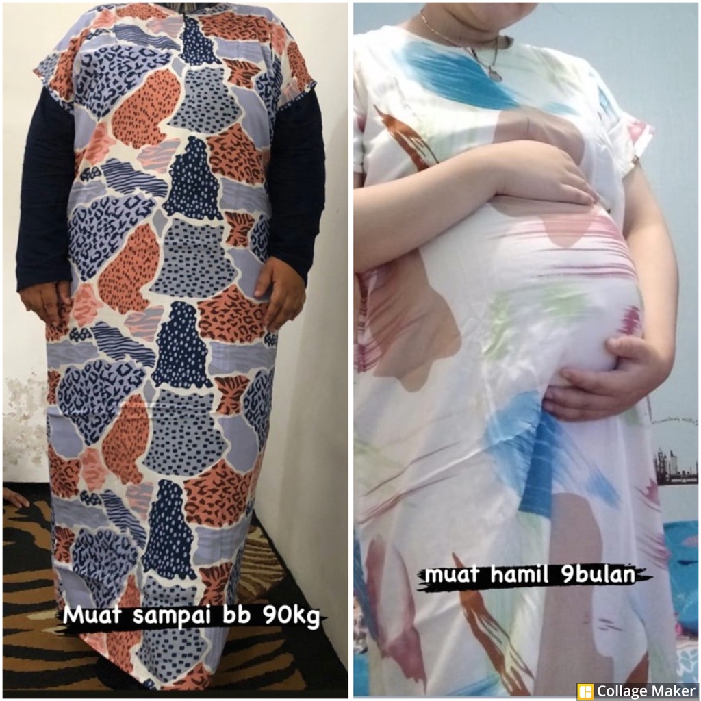 BAJU DASTER RAYON LONG JUMBO LD 120 BUMIL BUSUI SEMATA KAKI MOTIF VIRAL KEKINIAN TERLARIS TERBARU