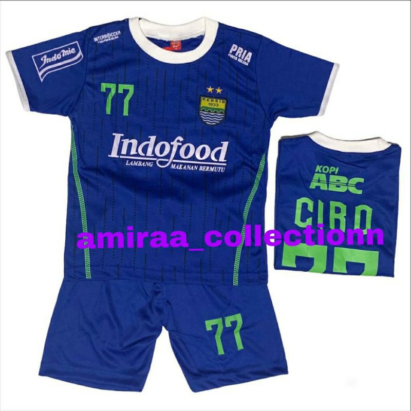 SETELAN BAJU BOLA PERSIB/PERSIJA  ANAK TERBARU JERSEY BOLA ANAK LAKI LAKI TERMURAH