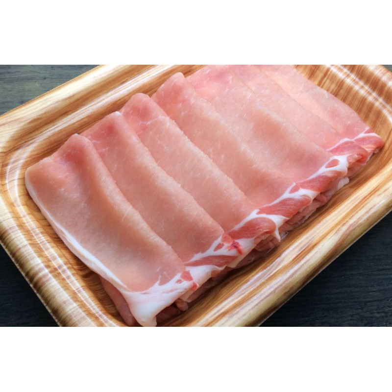 

pork loin daging babi slice 500gr karbonat