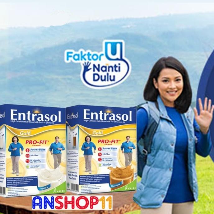 

(BISA COD) Entrasol Gold Vanilla 600 gr KOMPLIT Kode 214