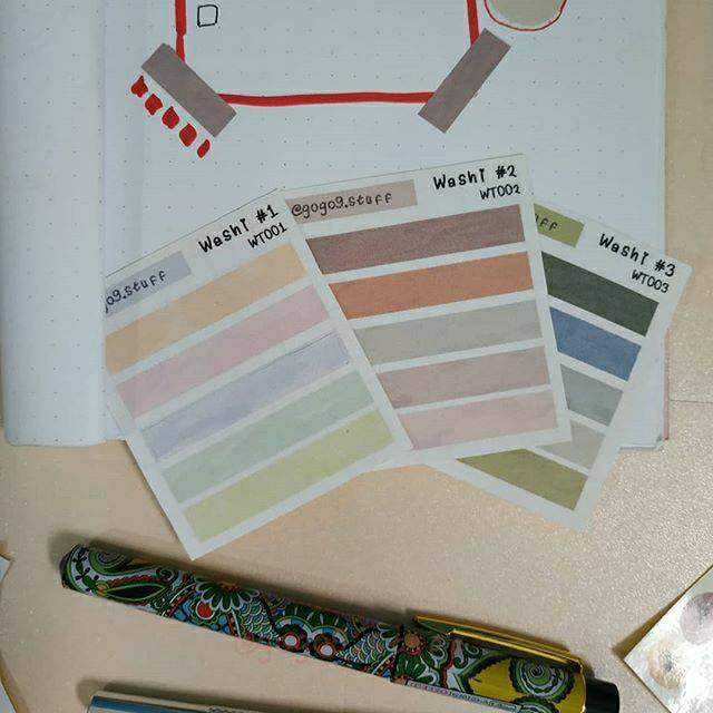 

WASHI TAPES STIKER BULLET JOURNAL PLANNER STICKER