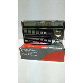 Radio Klasik Portable F-4250 AC/DC FM/AM/SW Motif Jadul Suara Kencang Berkualitas Terbaik