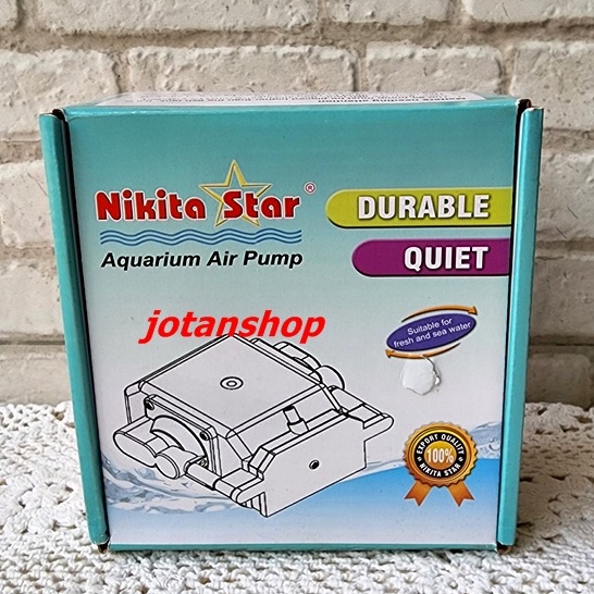 NIKITA STAR NS 60 NS60 Pompa udara aerator airpump kolam ikan aquarium 6 output cabang air pump silent