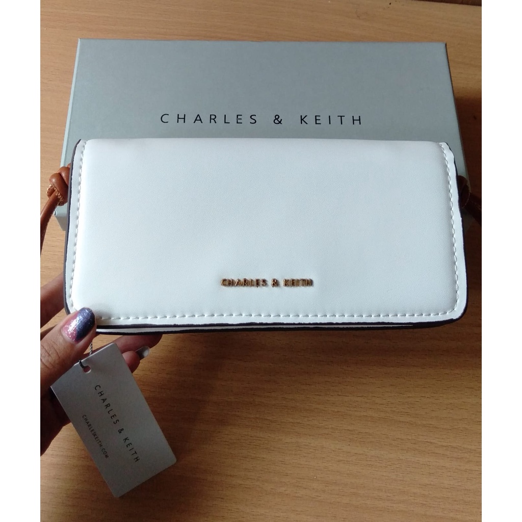 CKBAGS - DOMPET WANITA CH4RL3S&amp;K3ITHH SELEMPANG DOMPET PANJANG LONG WALLET IMPORT #3149