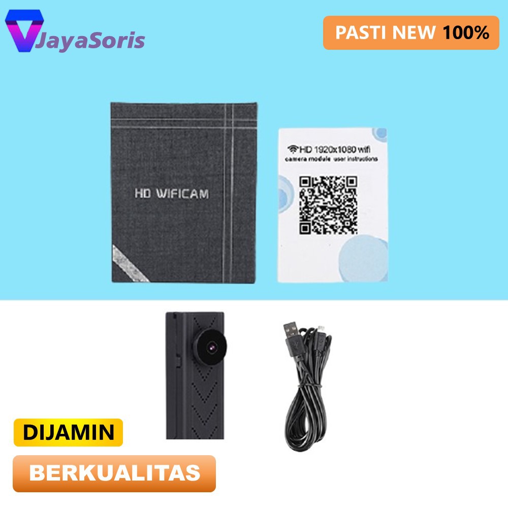 KAMERA TERSEMBUNYI MINI CAMERA KECIL PENGINTAI CCTV WIFI OUTDOOR TANPA KABEL HIDDEN SPY CAMERA JS06