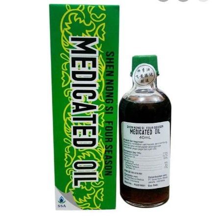 Medicated Oil 40ml Minyak Angin Teraphy Original