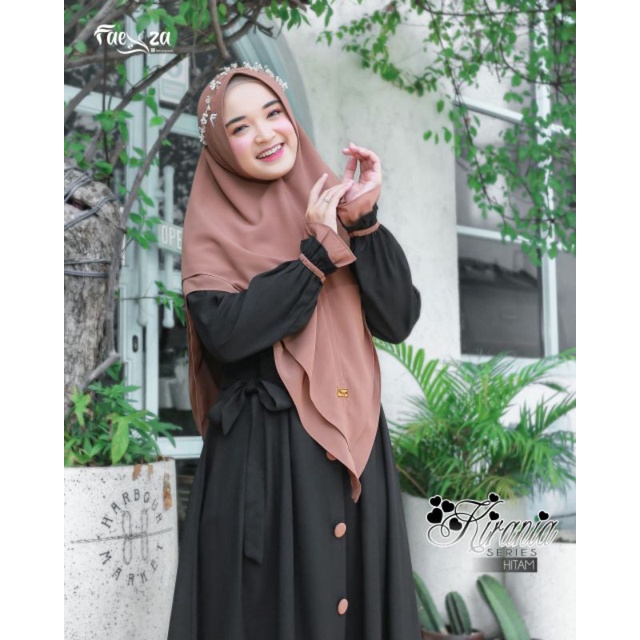 GAMIS SET HIJAB TERBARU KIRANIA SERIES BY FAEYZA
