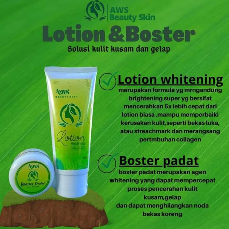 Lotion Whitening Paket Hemat AWS Beauty Skin