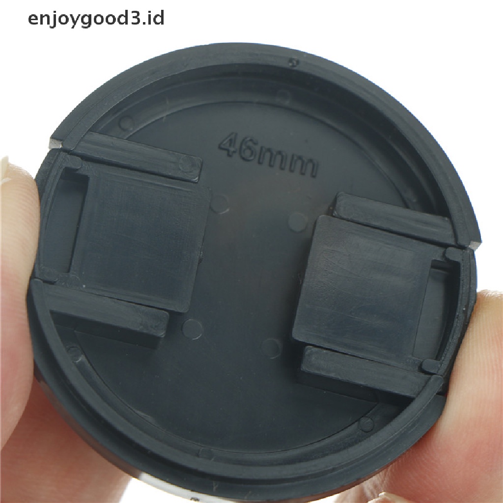 2pcs Tutup Lensa Snap On Bahan Plastik Ukuran 46mm Untuk Kamera Slr Dslr Dv Sony