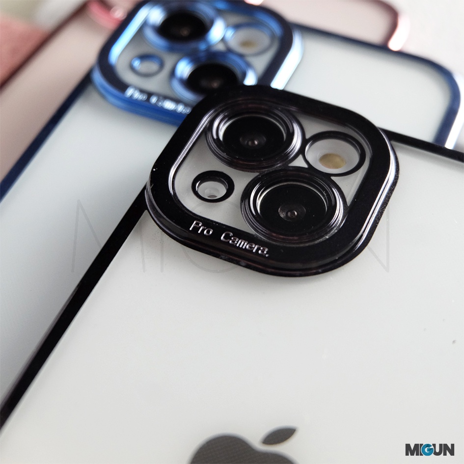 Metallic ProCamera Silicone Case iPhone 7 8 Plus X XS MAX XR 11 12 13 PRO MAX MINI