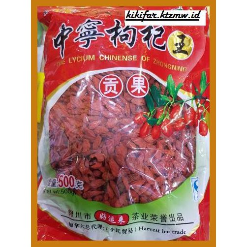 

GNIREKDOOF- GOJI BERRY 500 GR FRESH -ORIGINAL.