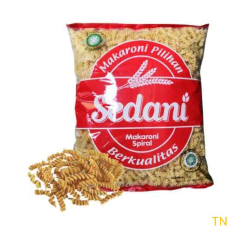 

Macroni Sedani 1kg Mentah Spiral