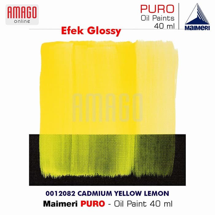 MAIMERI PURO - OIL PAINT - CADMIUM YELLOW LEMON - 40ML - M0012082