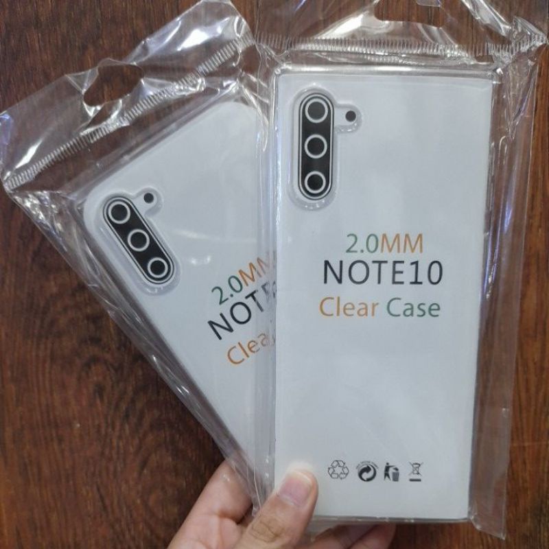 clear Case Samsung Note 10 , Note 10 plus , Note 10 lite softcase silikon jelly case bening