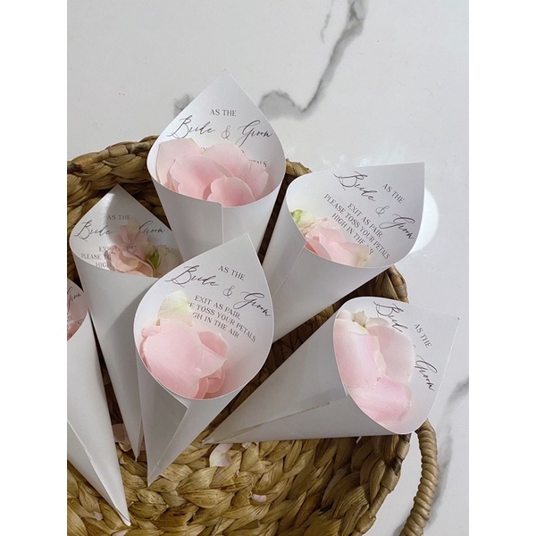 Cone Confetti Flower - Kertas Gulung Bunga Tabur