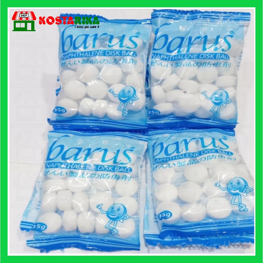 KAMPER BOLA PUTIH WANGI MERK BARUS SACHET 35GR