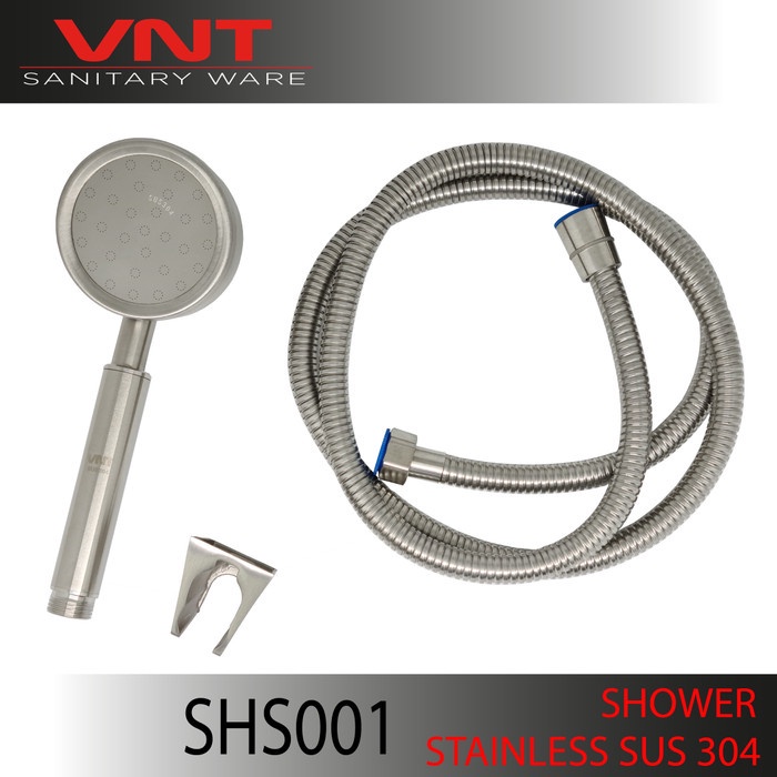 VNT Hand Shower Set Stainless SUS304 Handshower Kepala Pancuran Air Head