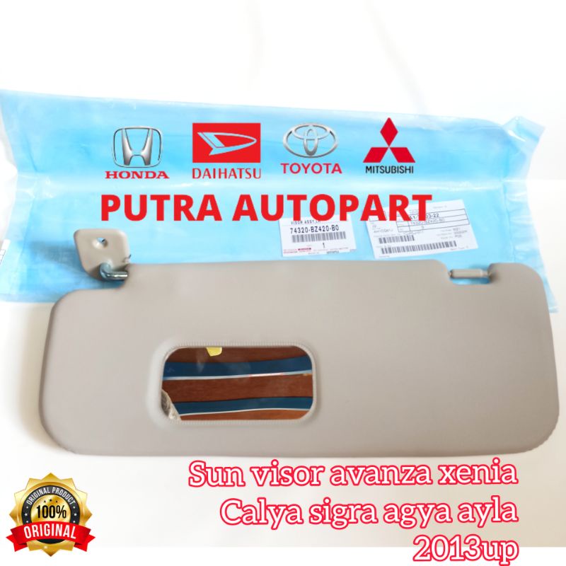 San visor / penahan matahari avanza xenia calya sigra agya ayla 2013up original kiri