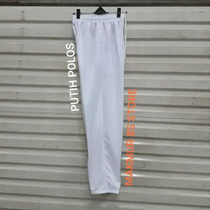 celana training putih polos dewasa/training panjang pria/wanita MLXLXXL