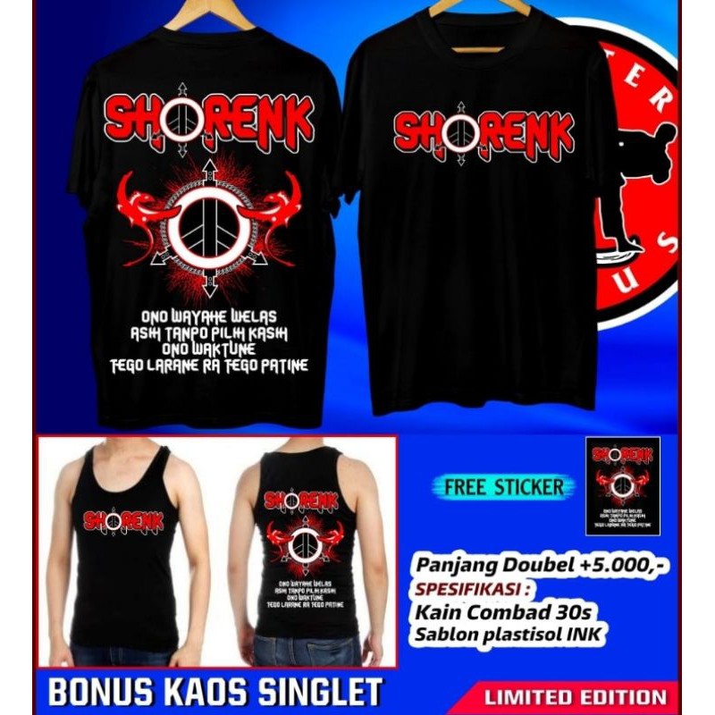 KAOS SHORENK BONUS SINGLET SHORENK