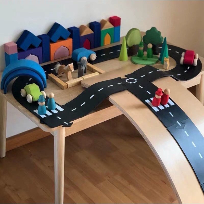 PVC flexible puzzle roads - track puzzle - pretend toys - waytoplay KW