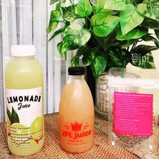 

Lemonade + jpl juice original + chiaseed