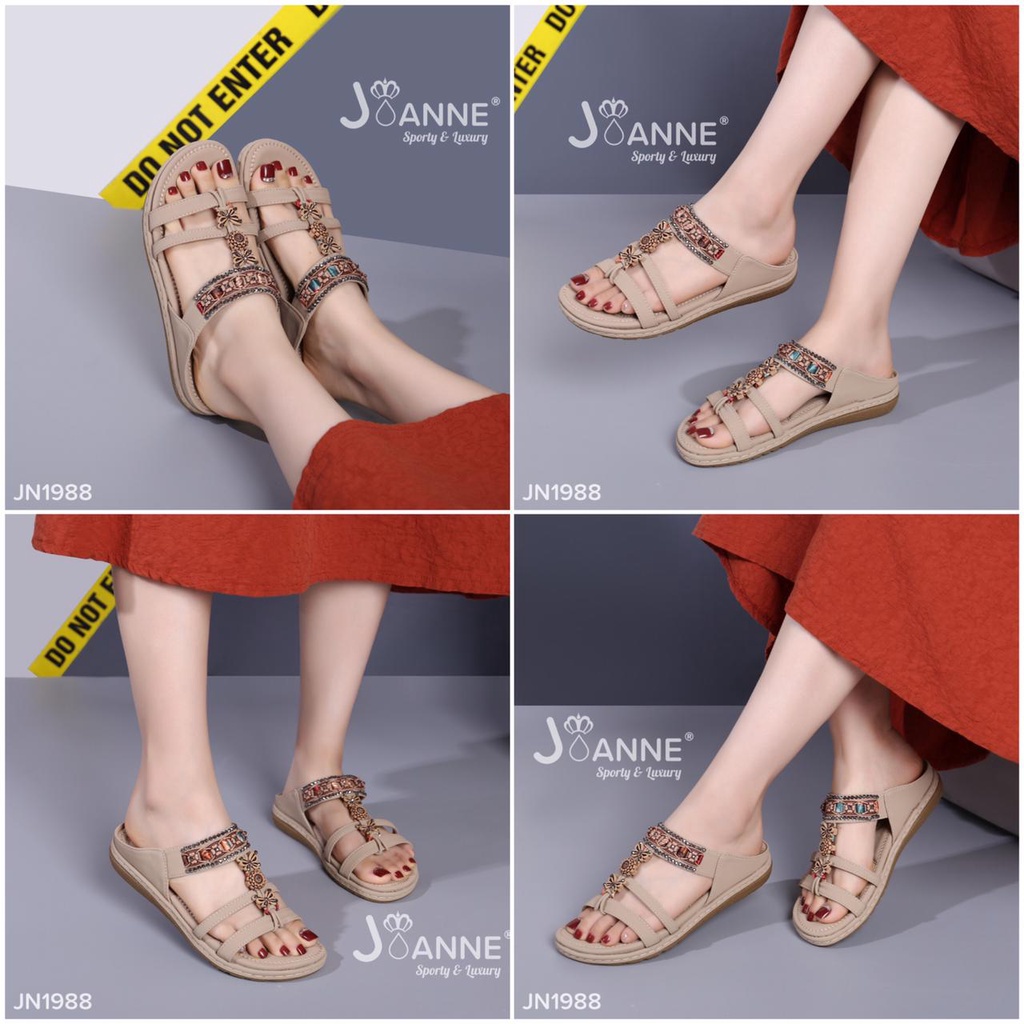 JOANNE Sandals Wanita Shoes #JN1988 ORIGINAL