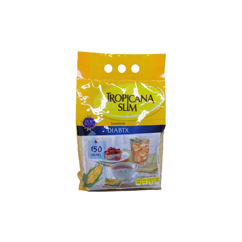 

Tropicana Slim Sweetener Diabtx (150 Sachet)