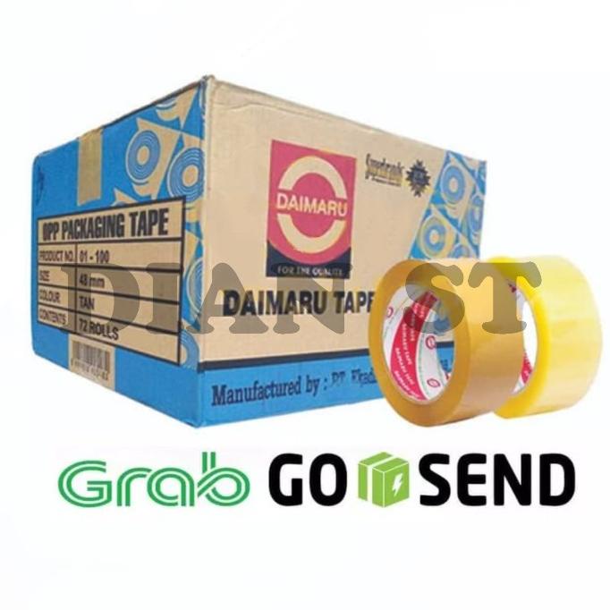

Daimaru Lakban Bening / Isolasi / OPP tape 48 mm / 2 inch - dus