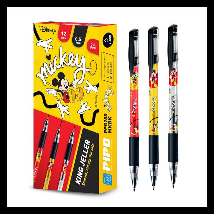 

Terlaris 12Pcs Pipo Mickey Disney Ppg100 Mkbk Karakter Mickey License - Hitam Keren