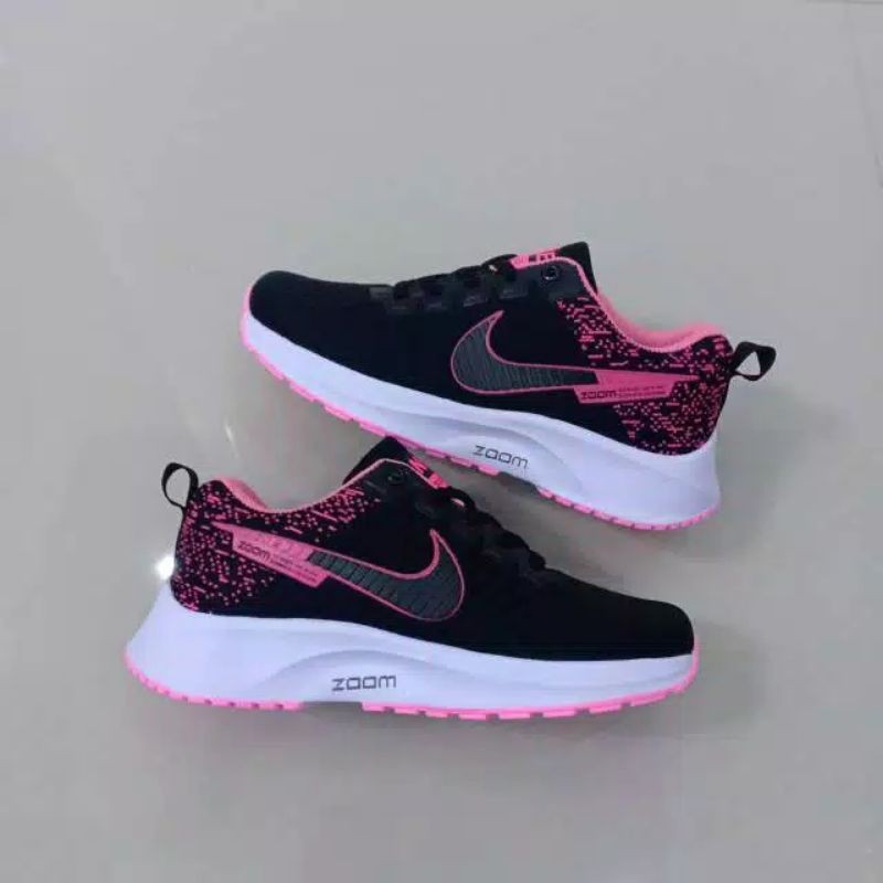 PINK - Sepatu ✓ Ringan Tinggi | Sepatu Sneakers Olahraga wanita ~ sepatu kets cewek viral sekolah