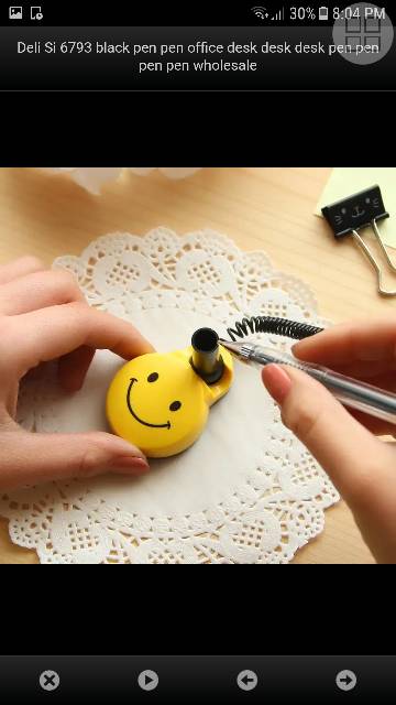 Pen Stand/Table Pen Smile No 6795 Deli PULPEN MEJA SPIRAL PEN MEJA