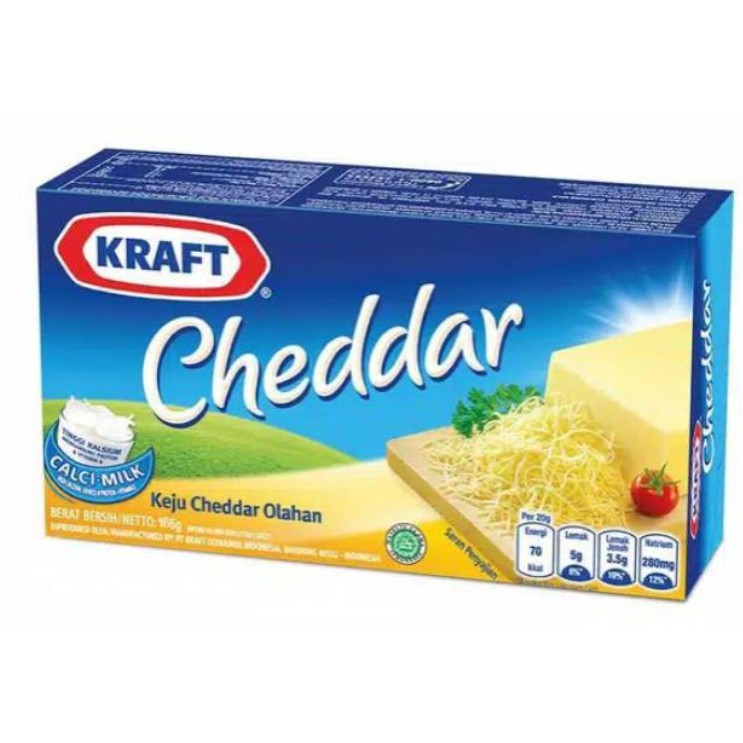 

KEJU KRAFT CHEDDAR 165 GRAM MURAH EXP LAMA