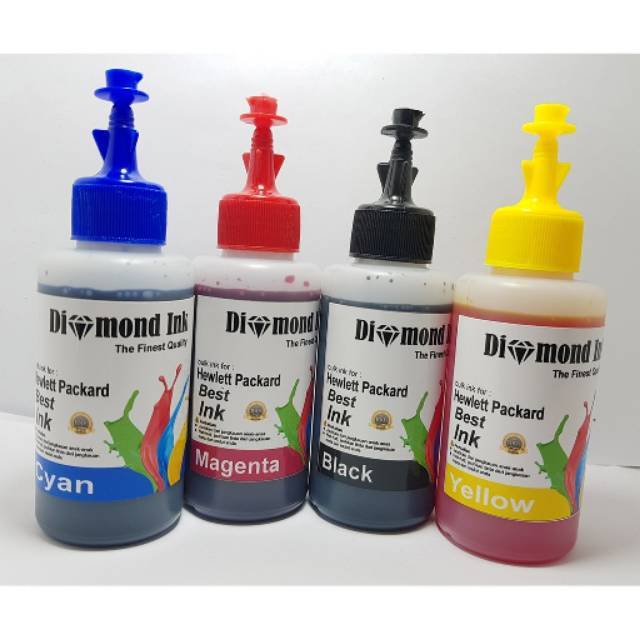 Tinta Hp Isi Ulang Diamond Ink 100ml Deskjet 10101050 2050 2335 1515 2545 2645 2135 1115 3635 3638