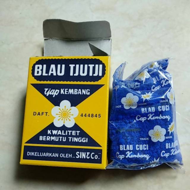 BLAU TJUTJI TJAP KEMBANG BLAU TJUTJI