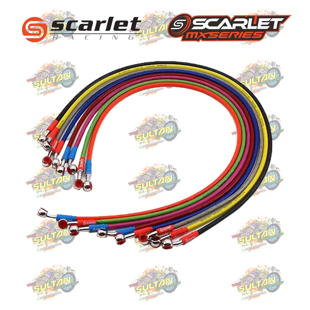 KABEL SELANG REM CAKRAM DISC BRAKE 150 CM SCARLET RACING