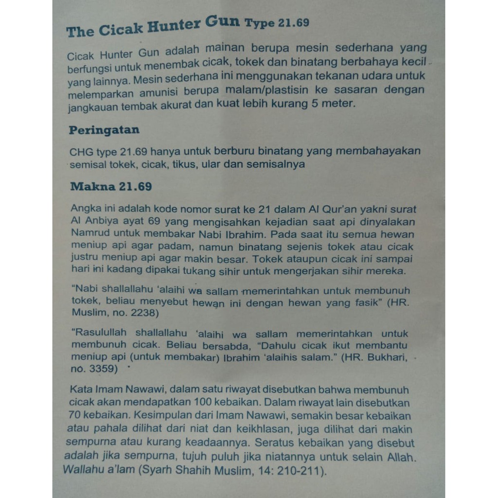 Alat Pemburu Cicak Tokek Ular Tikus Type 21 69 Shopee Indonesia