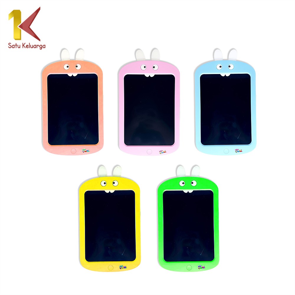 Satu Keluarga Mainan LCD Writing M36 Drawing Tablet Board 8.5 inch Papan Tulis Karakter Mainan Eduka