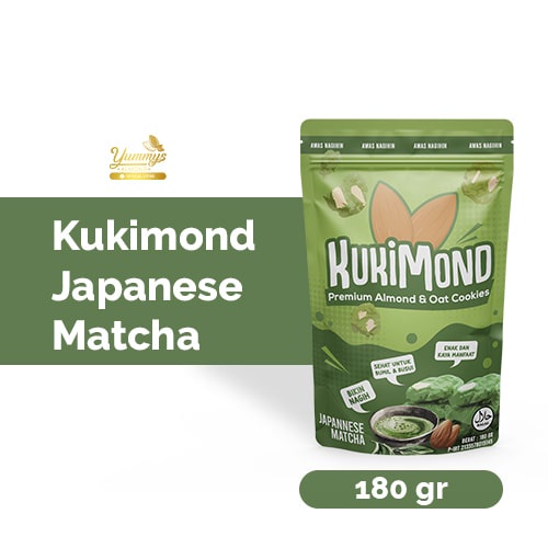 Kukimond Premium Almond &amp; Oat Cookies Pelancar ASI Booster 180 Gram