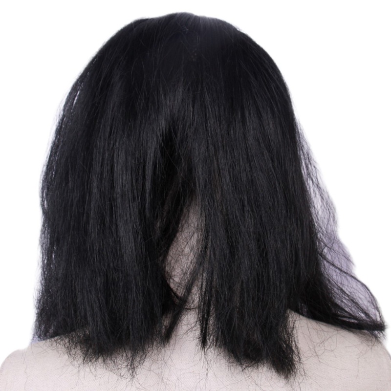 Zzz Topeng Hantu Rambut Panjang Bahan Latex Realistis Untuk Cosplay / Pesta Halloween