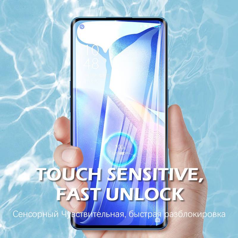 2Pcs Full Cover Hydrogel film for OPPO Reno4 se / Reno4 / Reno4 Pro / Reno5 / Reno5 K / Reno5 Pro / Reno6 / Reno6 Pro / Reno Z / Reno Ace / Reno 2Z / Reno 3Pro / Reno3 / Reno2 / Reno 10X Zoom Screen Protector Blueray not glass