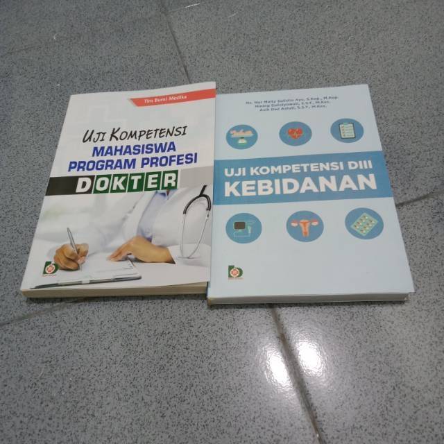 Satu paket buku kedokteran uji kompetensi dokter dan kebidanan
