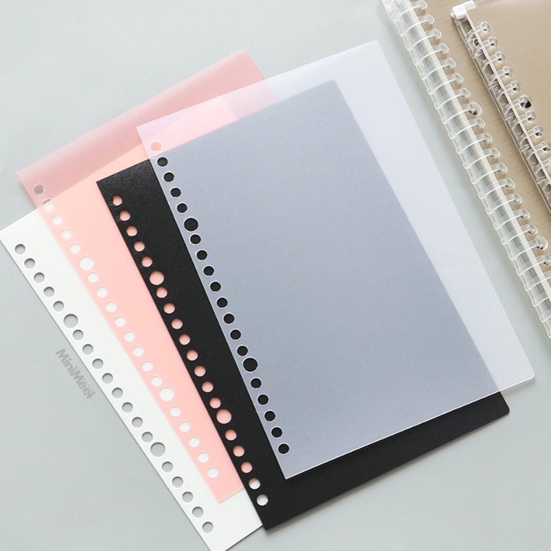

Cover Sampul Loose Leaf DIY Bahan Mika Tebal Buram Untuk Binder Ukuran A4 B5 A5