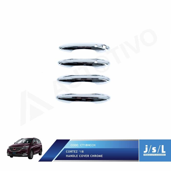 Cover Handle Pegangan Pintu Wuling Cortez Luxury Chrome