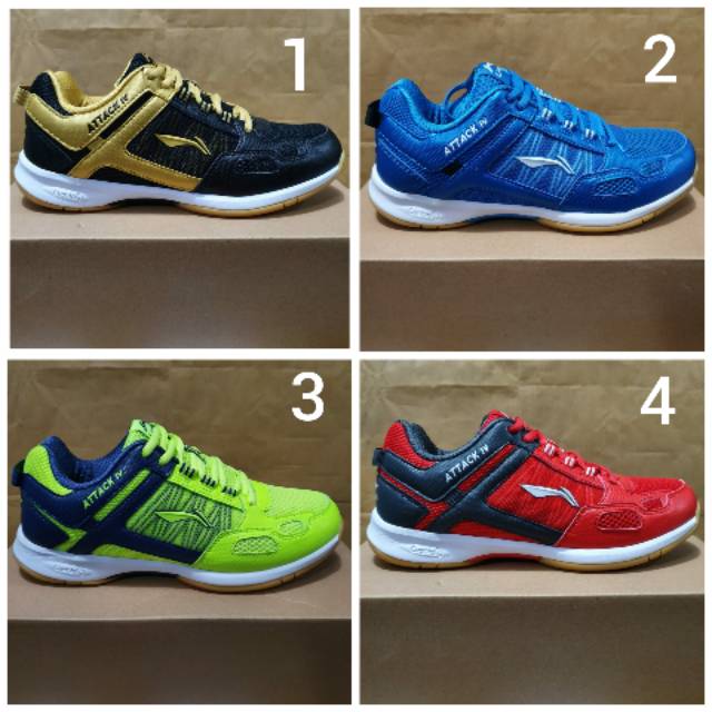  Sepatu  Badminton  Lining Attack IV Jojo  Original Shopee 