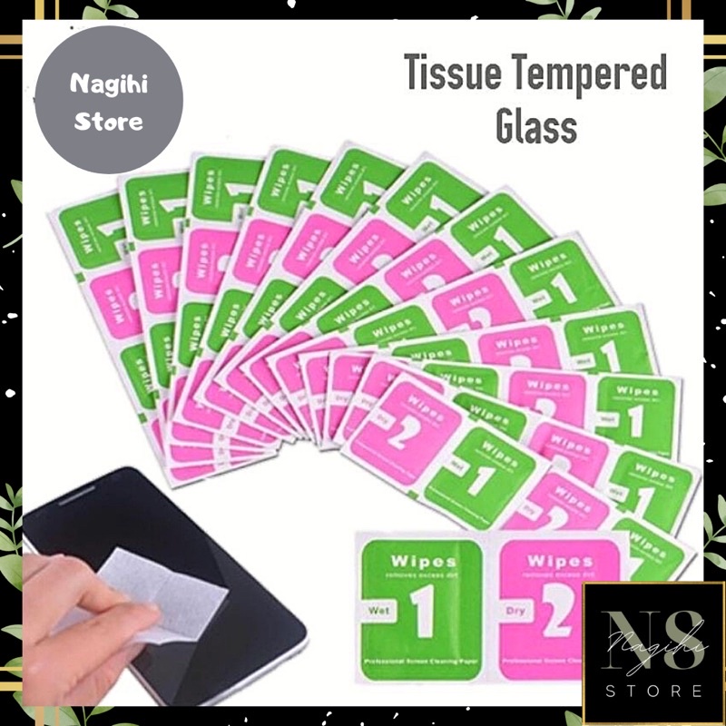 ✨NAGIHI✨ Tisu Wet &amp; Dry Pembersih Layar Hp / Tissue Pembersih Tempered Glass Hp 2 In 1/ TISU LAYAR HP