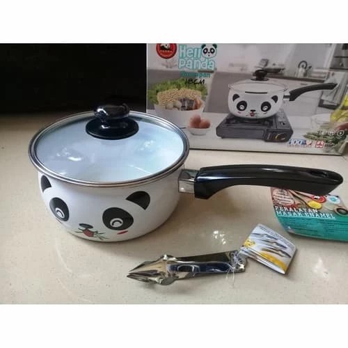 Maspion Panci Saucepan Hello Panda 18 cm promo