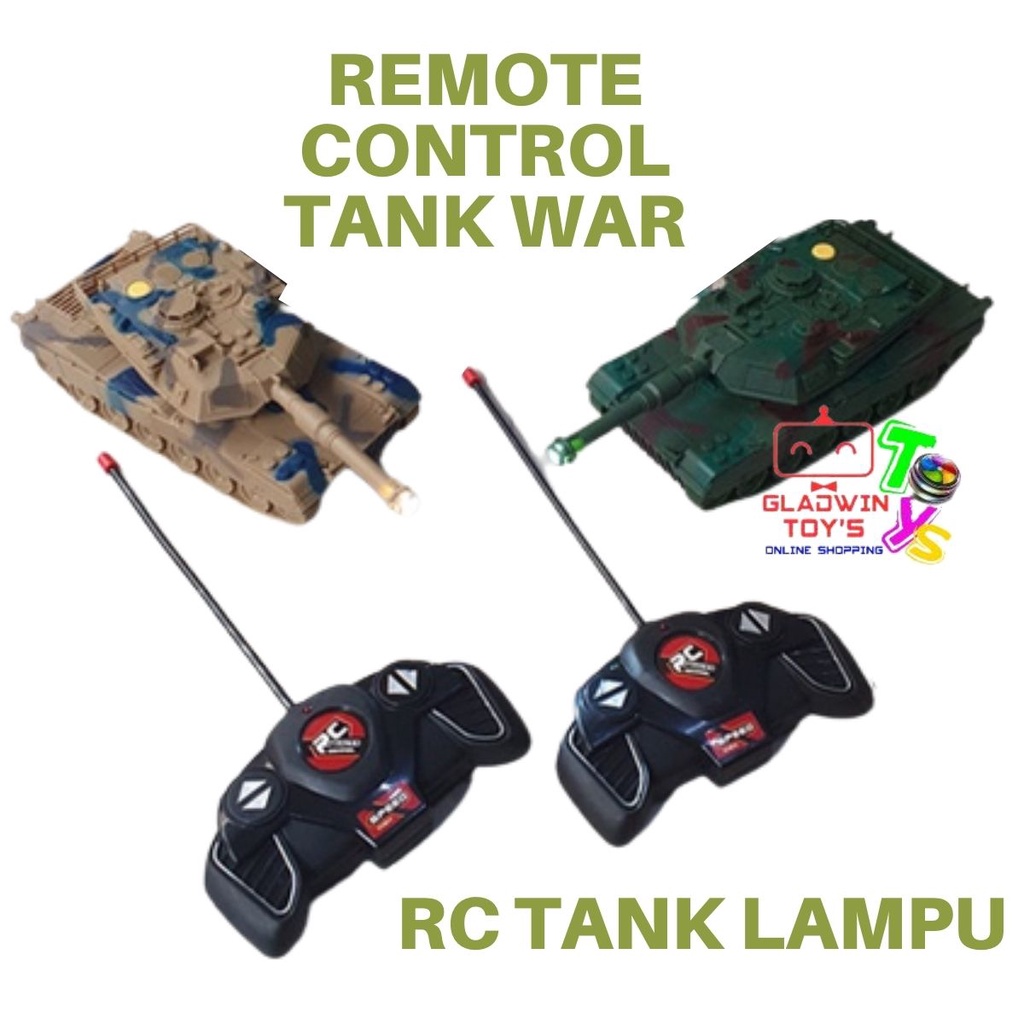 RC TANK MOBIL MILITARY WAR TANK BATTLE TANK REMOTE CONTROL